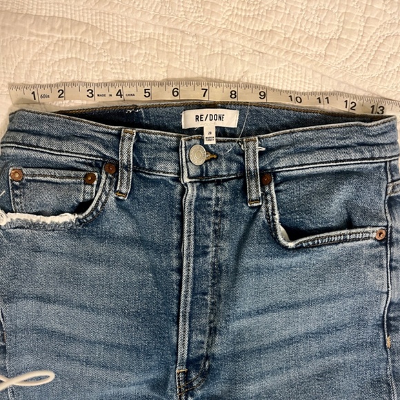 Re/Done 70’s Ultr High Rise Stove Pipe Jeans - Picture 6 of 8